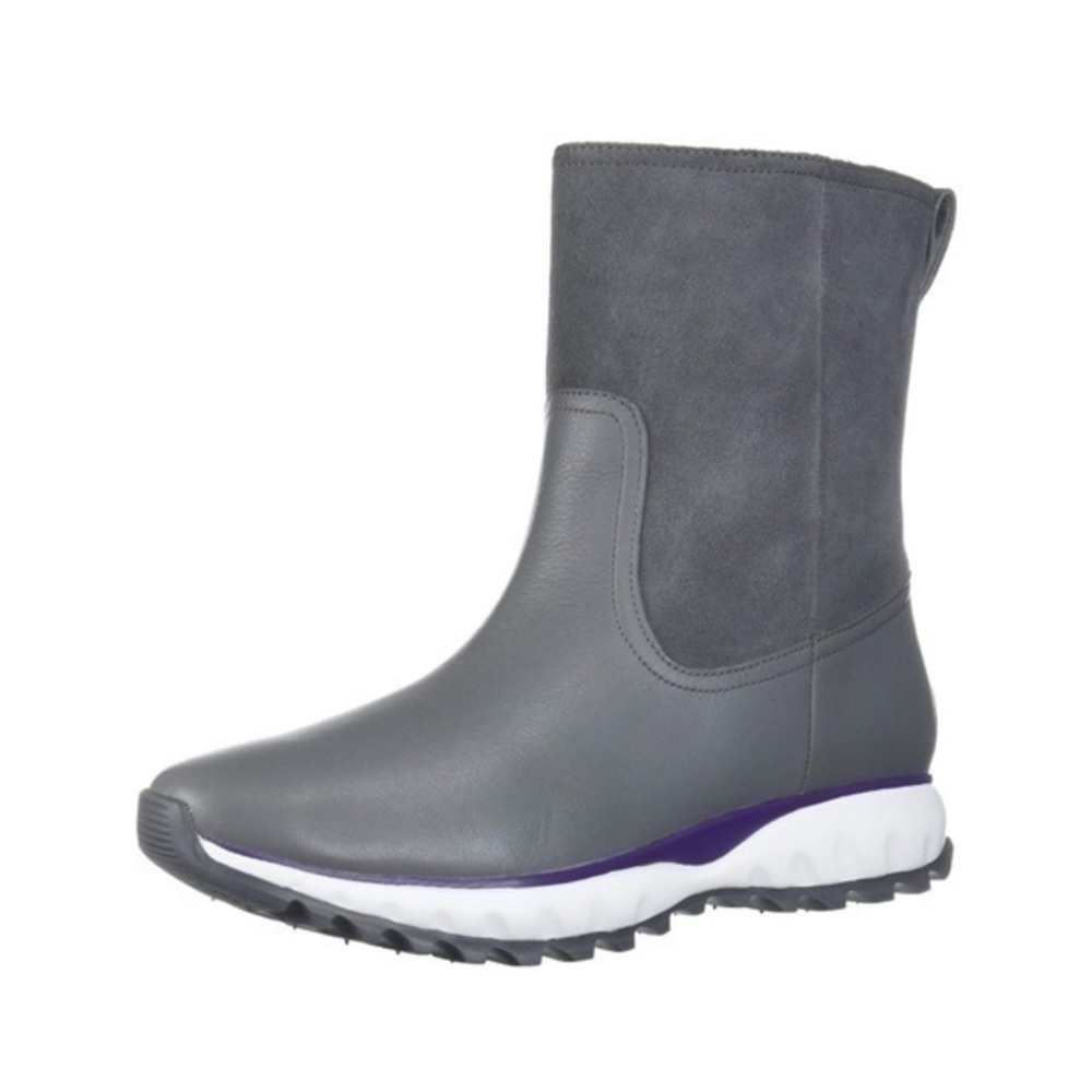 nwt Cole Haan ZERØGRAND Explore Waterproof Leather & Suede Boots in Gray size 7